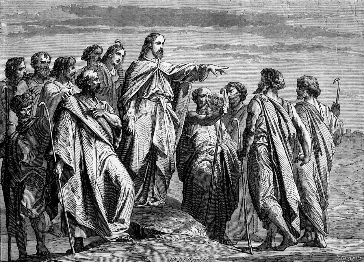Chrystus wysyła apostołów - Biblia autorstwa Unbekannter Künstler