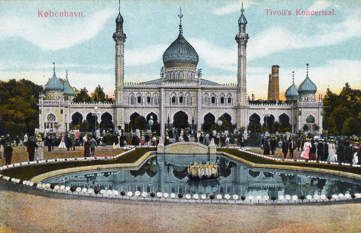 Ogrody Tivoli w Kopenhadze autorstwa Unbekannter Künstler