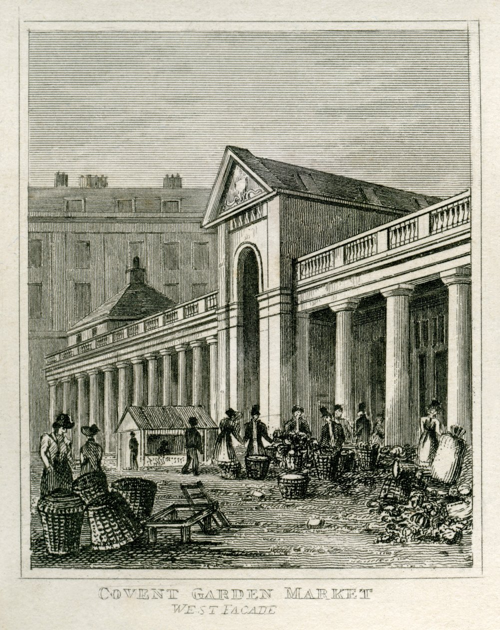 Targ w Covent Garden autorstwa Unbekannt