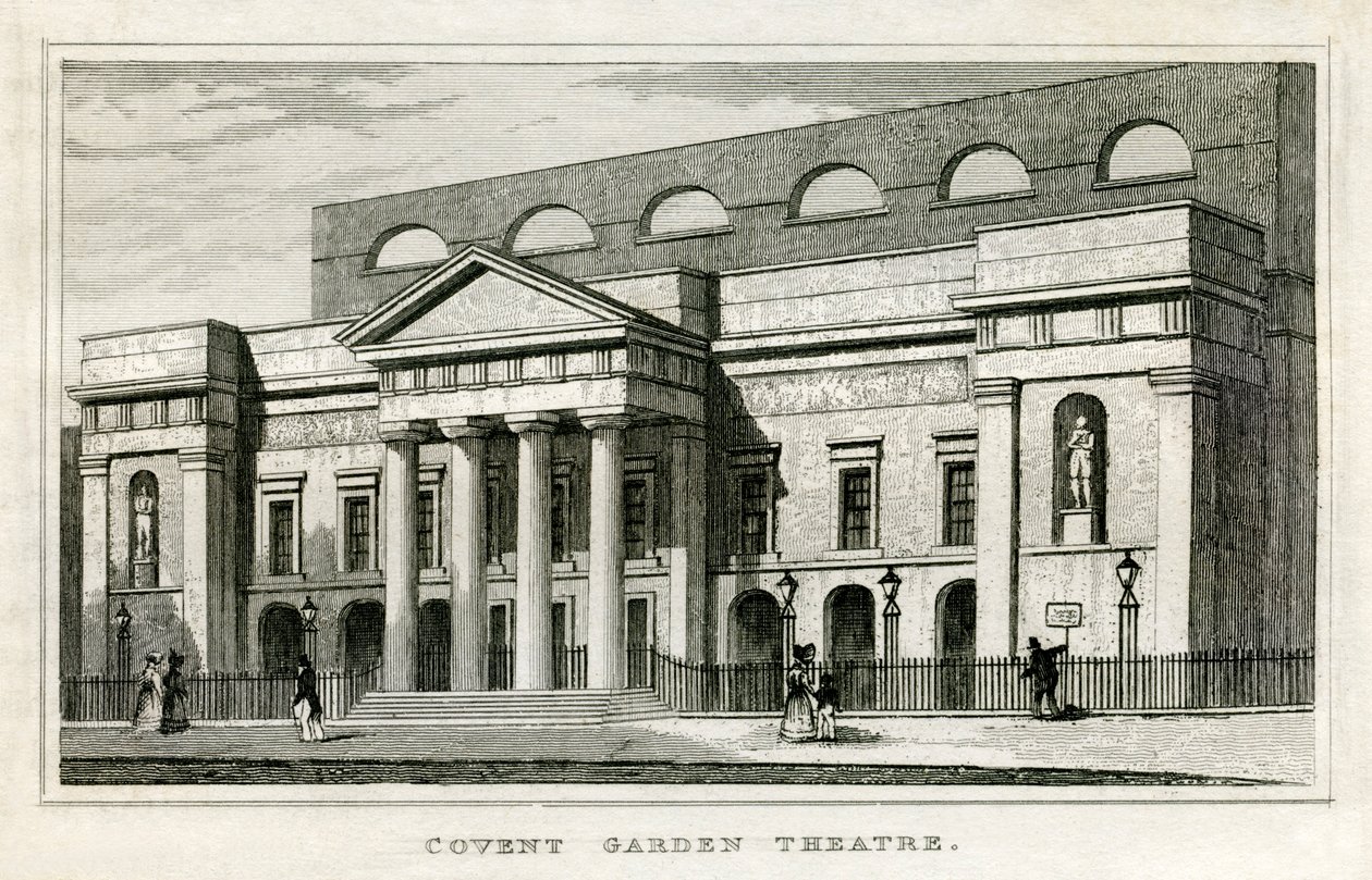 Teatr w Covent Garden autorstwa Unbekannt