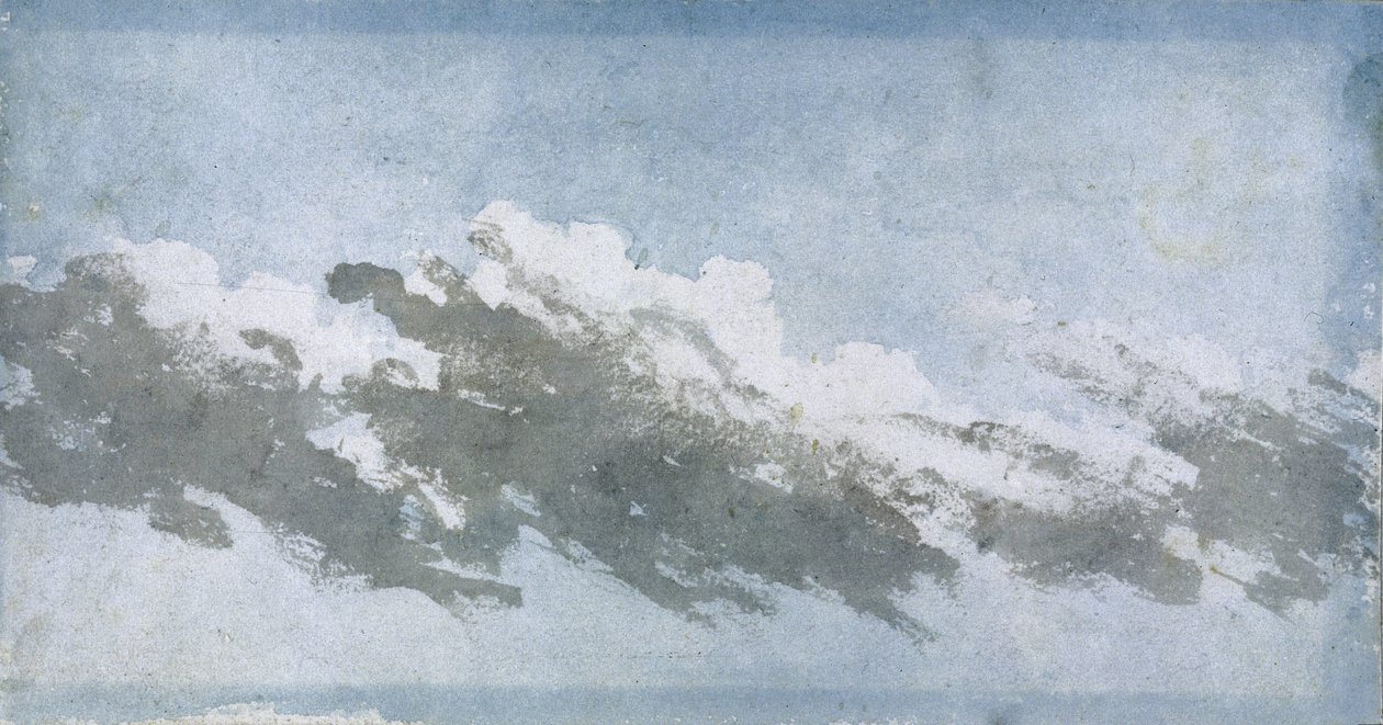Cumulus wiejący przy silnym wietrze, ok. 1803 r. autorstwa Unbekannter Künstler