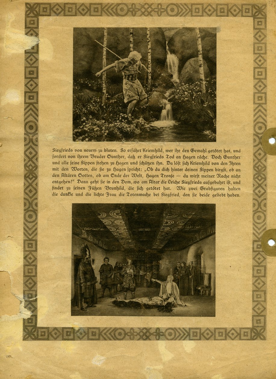 NIBELUNGEN 1924-SYNOPSIS (La mort de Siegfried)-08 autorstwa Unknown