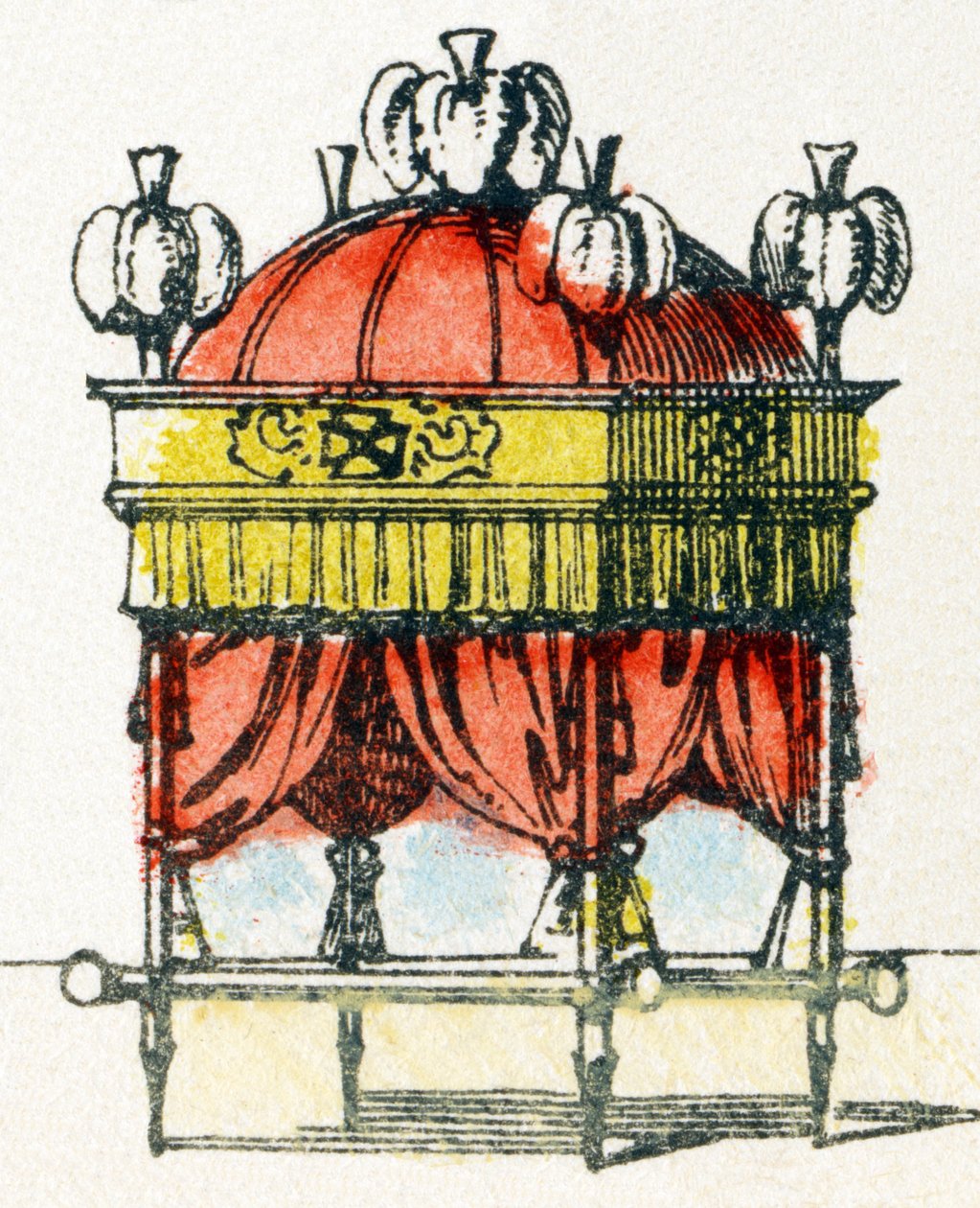 D - Dais - Alfabet - rozrywka dla dzieci - Obraz epinal, popularna seria c.1890 (ilustracja) autorstwa Unbekannt