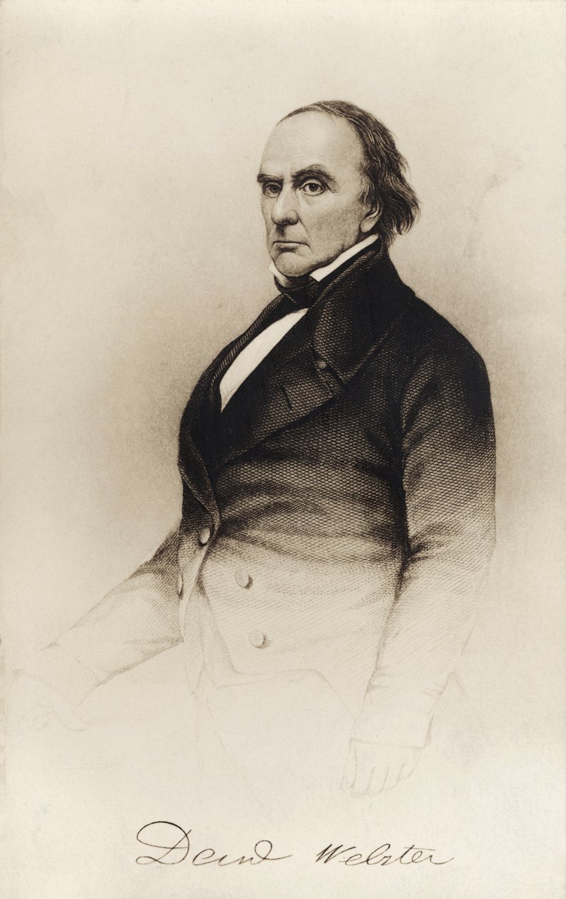 Daniel Webster - portret autorstwa Unbekannter Künstler