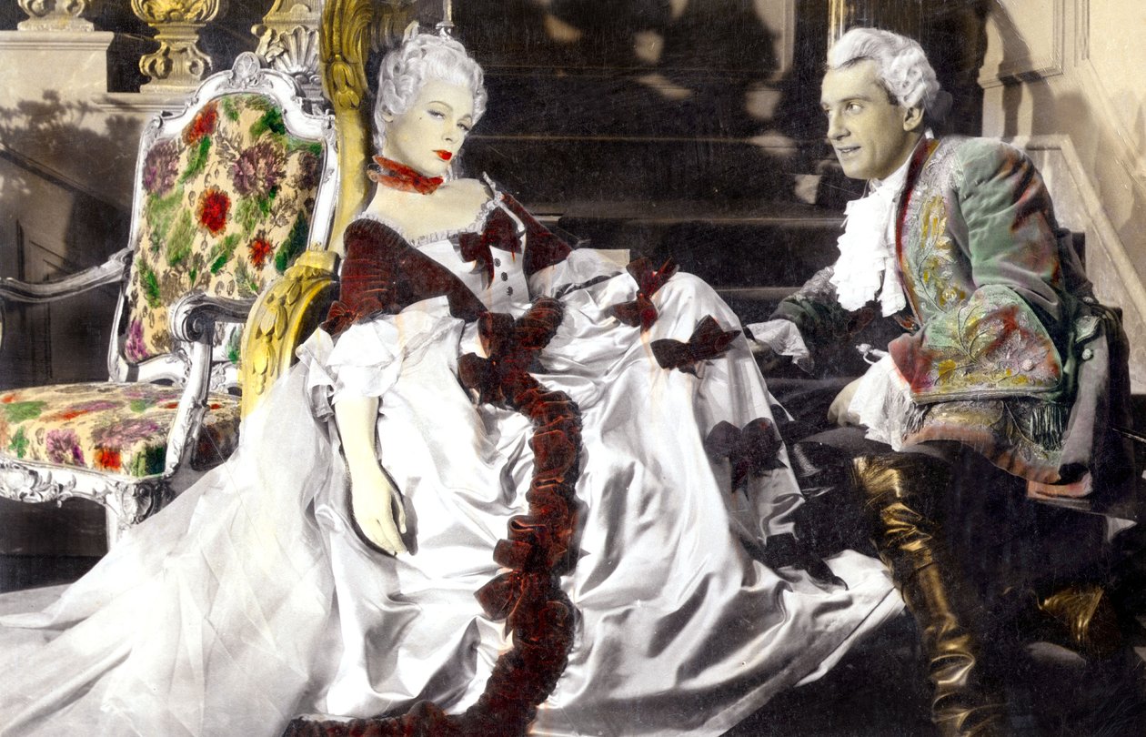 Dany Robin i Daniel Ceccaldi w filmie Frou Frou autorstwa Unbekannter Künstler