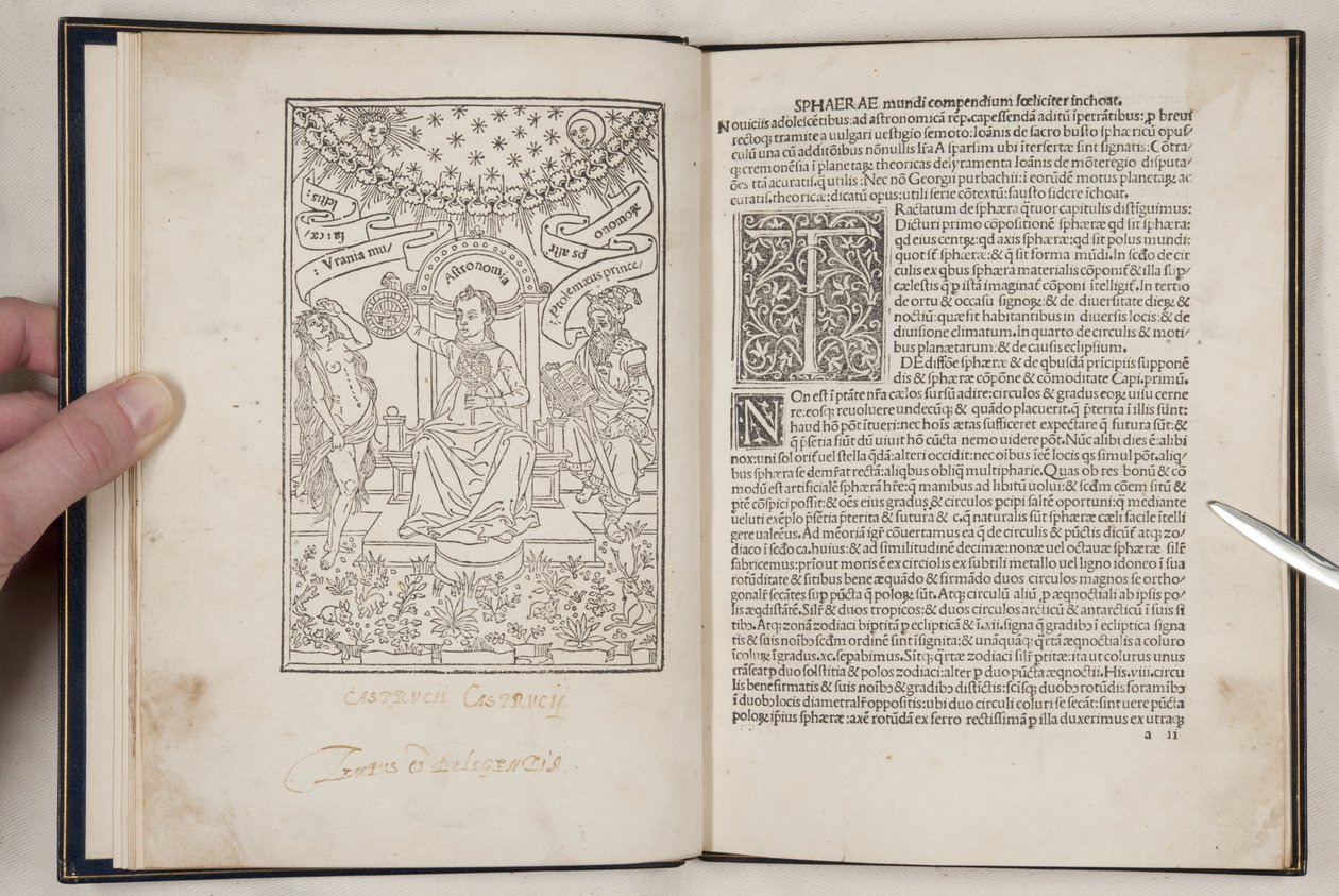 Sfera świata Joannes de Sacro Bosco (fl.1230) autorstwa Unbekannt