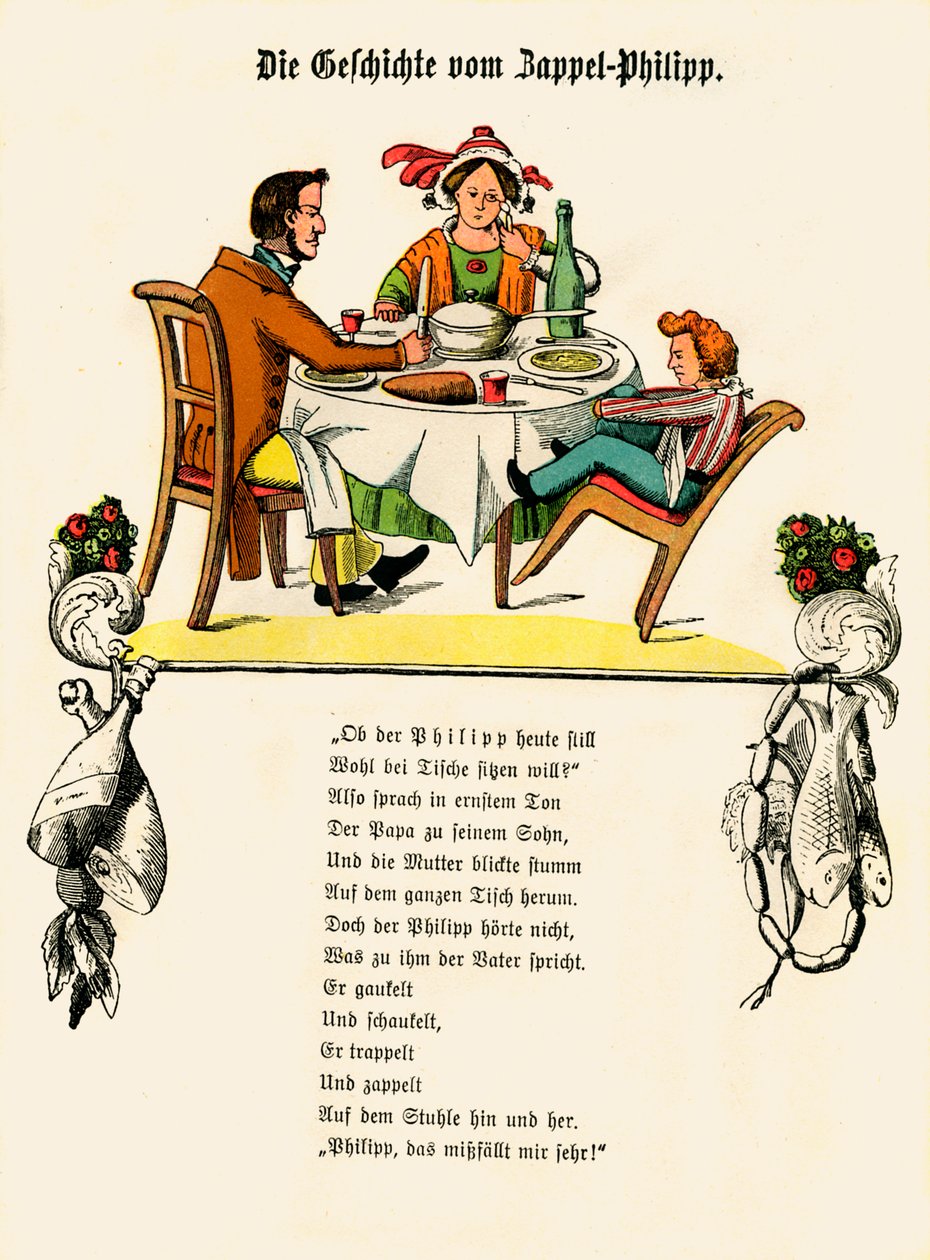 Struwwelpeter autorstwa dr Heinricha Hoffmanna autorstwa Unbekannter Künstler