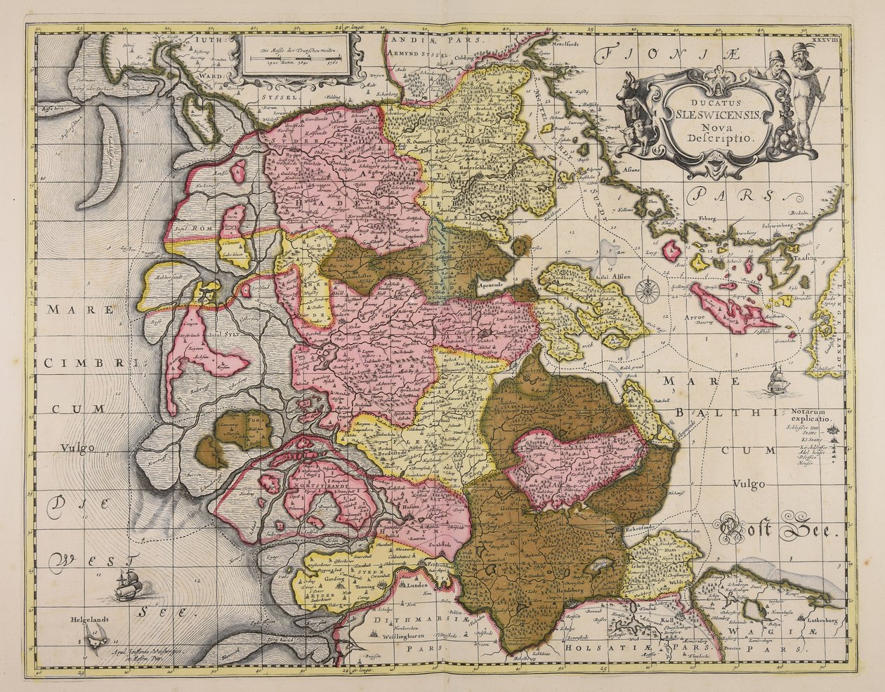 Ducatus Sleswicensis nova descriptio autorstwa Unbekannter Künstler