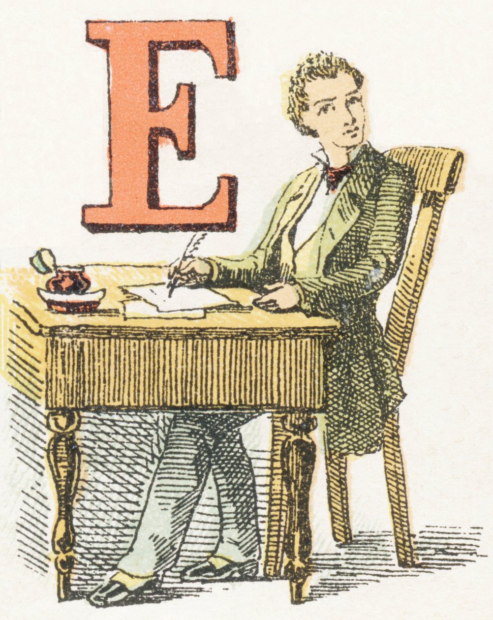 E - Writer - Alfabet dziecięcy, edycje Gordinne 1920 (grawerowanie) autorstwa Unbekannt