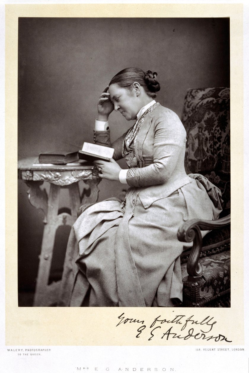 Elizabeth Garrett Anderson, lekarz, ok. 1880 r. autorstwa Unbekannt