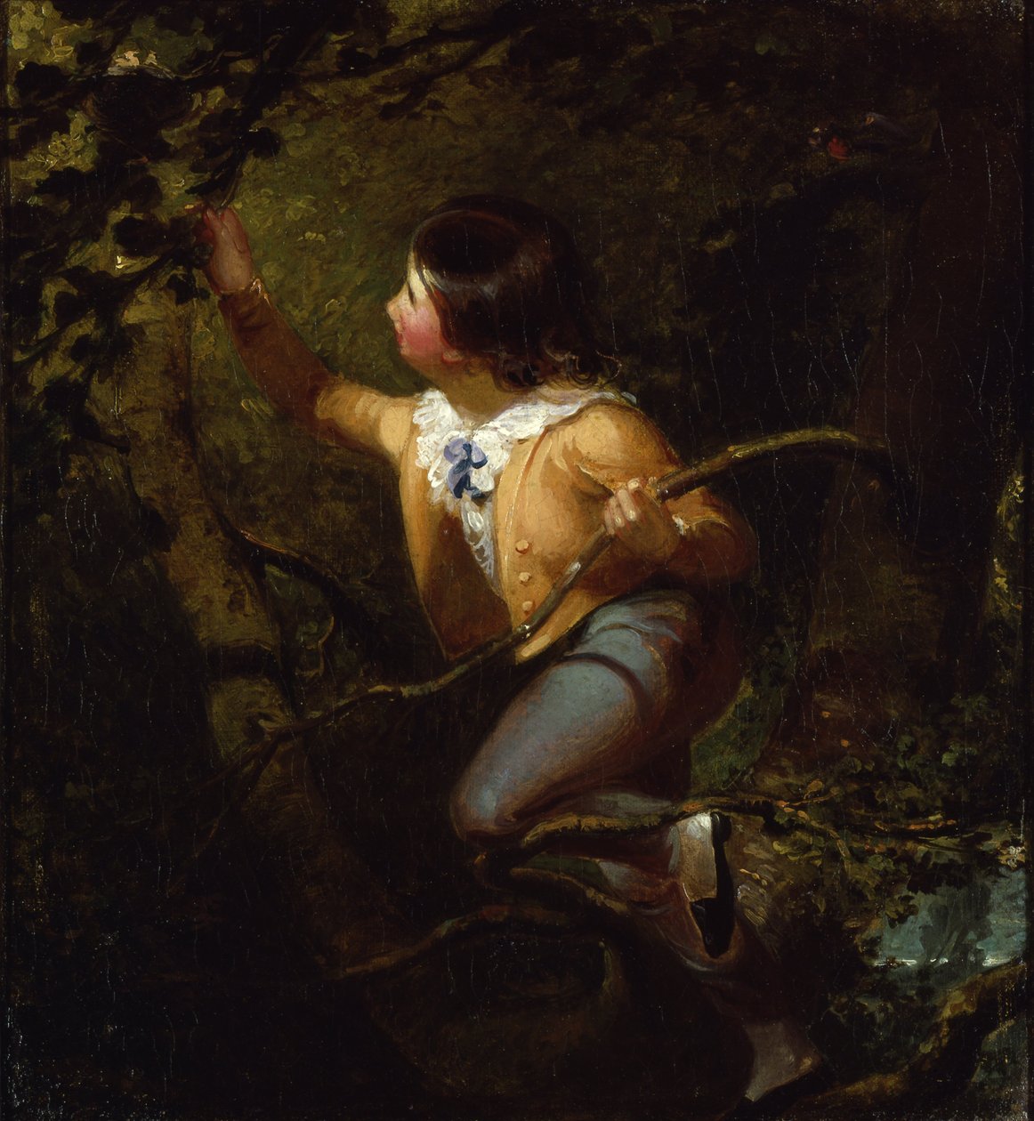Emanuel Gottlieb Leutze - Ptasie gniazdo - Google Art Project autorstwa Unbekannter Künstler