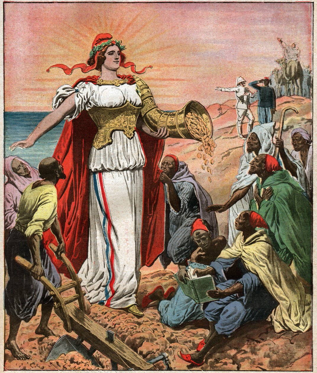 Francuskie imperium kolonialne. Francuskie imperium kolonialne. autorstwa Unbekannter Künstler