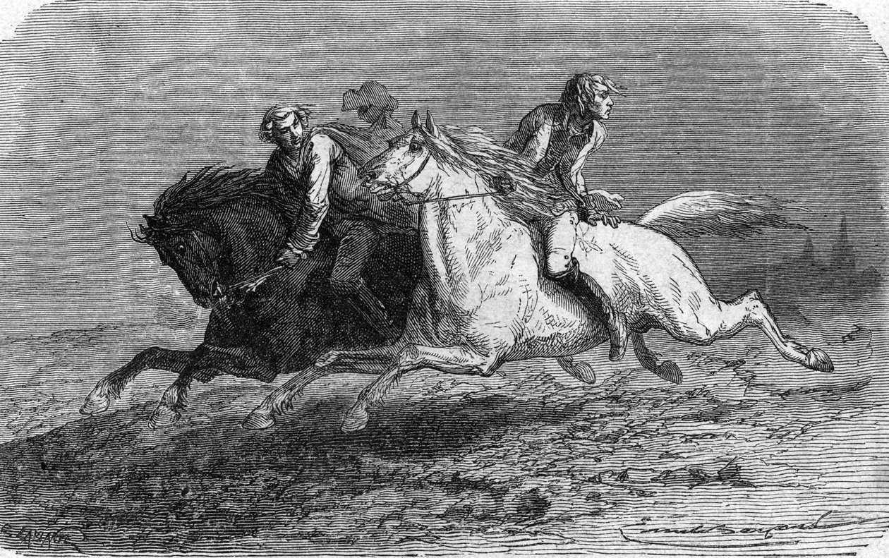 Ucieczka Fryderyka de Trenck z twierdzy Glatz w Polsce (1746) autorstwa Unbekannter Künstler