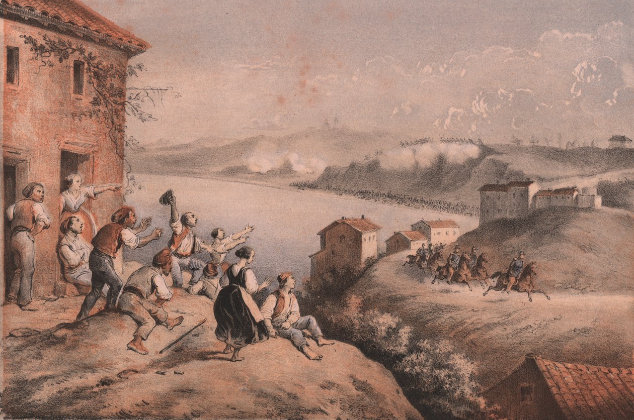 Ucieczka generała Lamoriciere, oblężenie Ankony autorstwa William M. Timlin