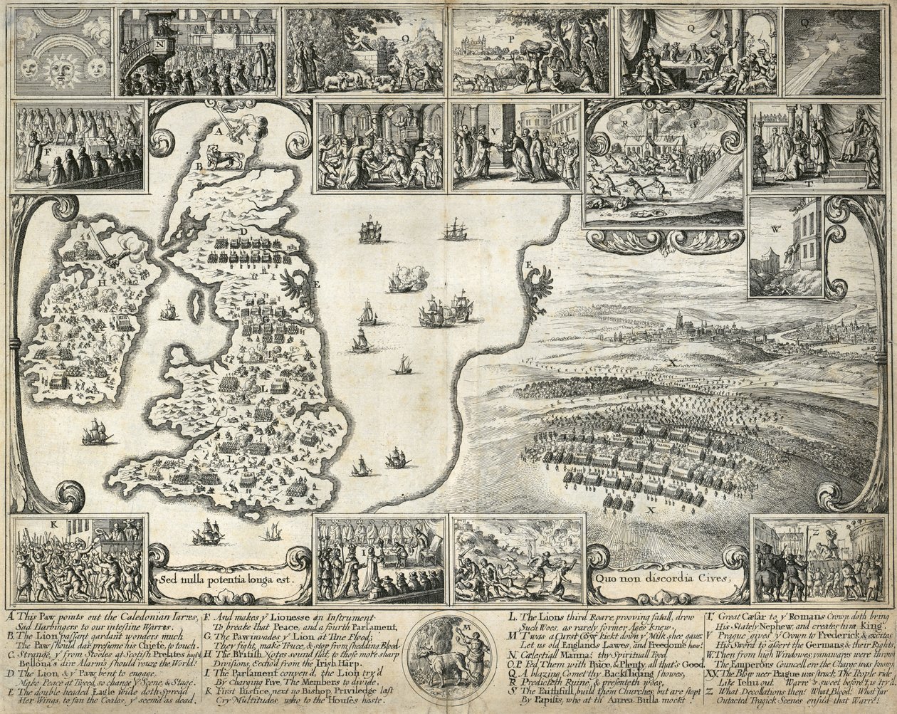 Wydarzenia 1640 roku autorstwa Unbekannter Künstler