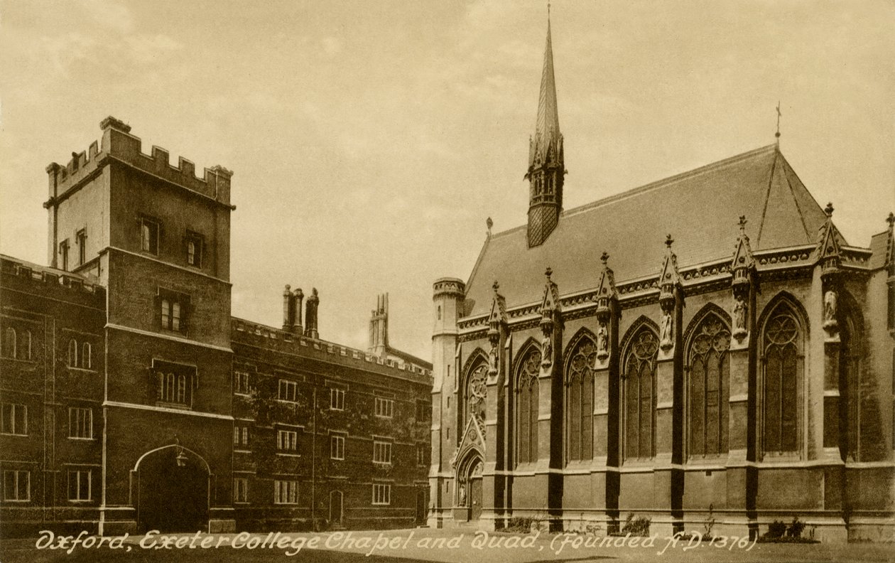 Exeter College, Oxford autorstwa Unbekannter Künstler