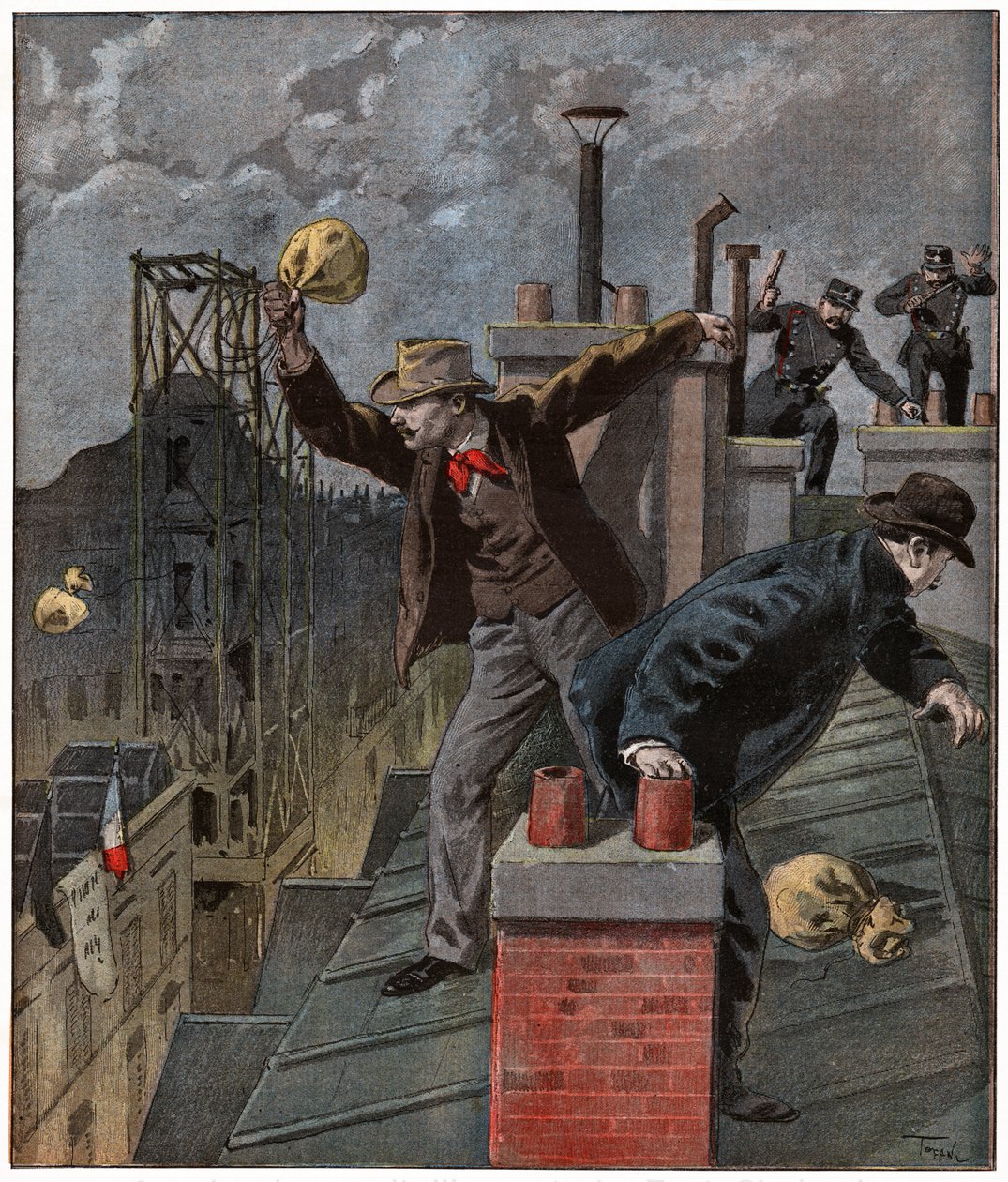 Skrajnie słusznie w sprawie Dreyfusa. 1899 (grawerowanie) autorstwa Unbekannter Künstler