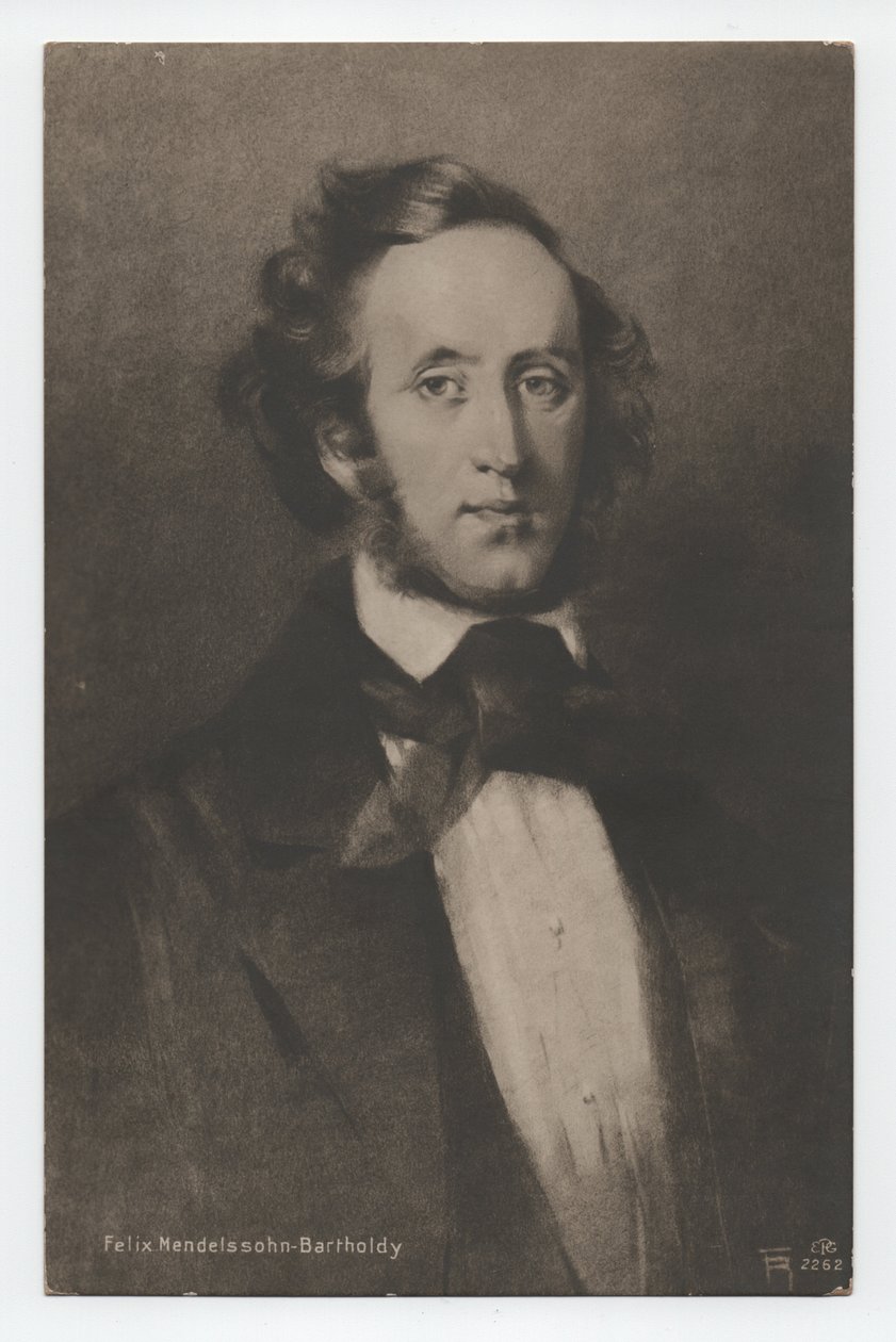 Felix Mendelssohn-Bartholdy (1809-1847) (ok. 1842) autorstwa Unbekannter Künstler
