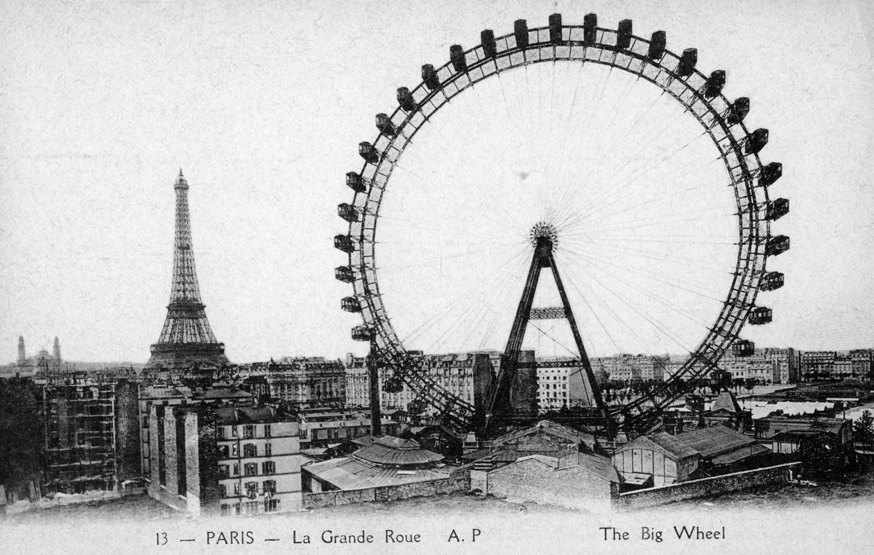 Diabelski młyn, Paryż - 1900 Exposition Universelle autorstwa Unbekannter Künstler