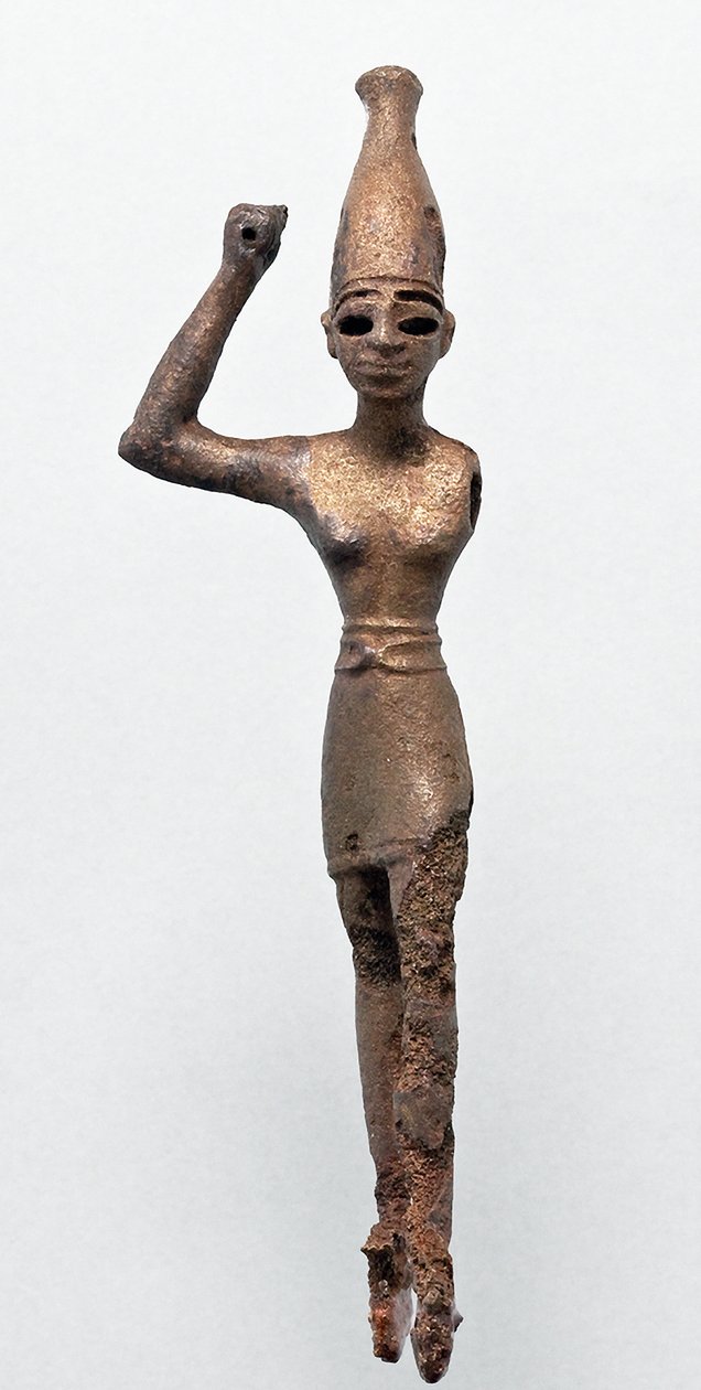 Figurka boga Baala, Megiddo, 1300-1200 pne autorstwa Unbekannt