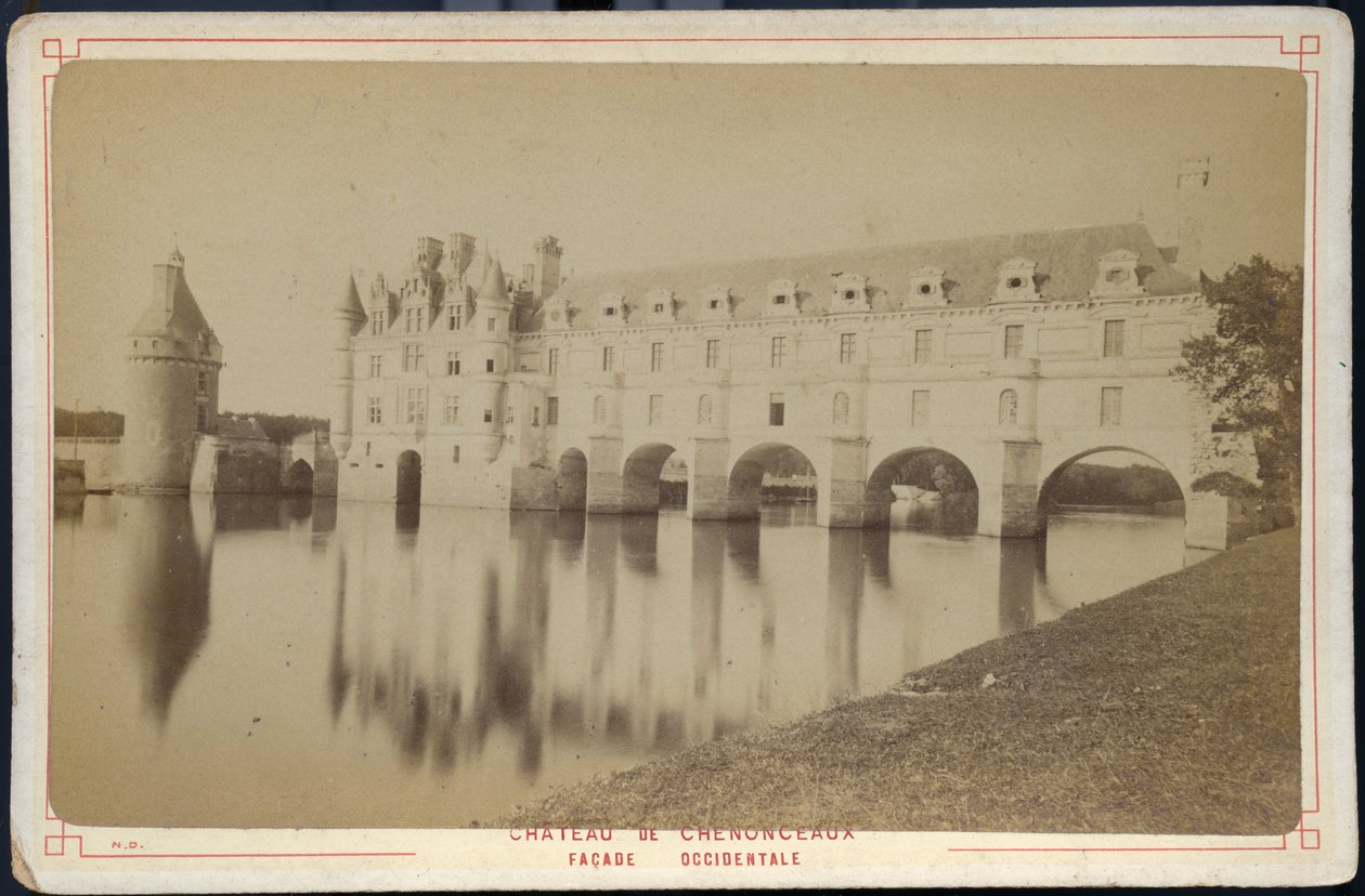 Francja, Centrum, Indre-et-Loire (37), Chenonceaux: Chateau de Chenonceau autorstwa Unbekannter Künstler