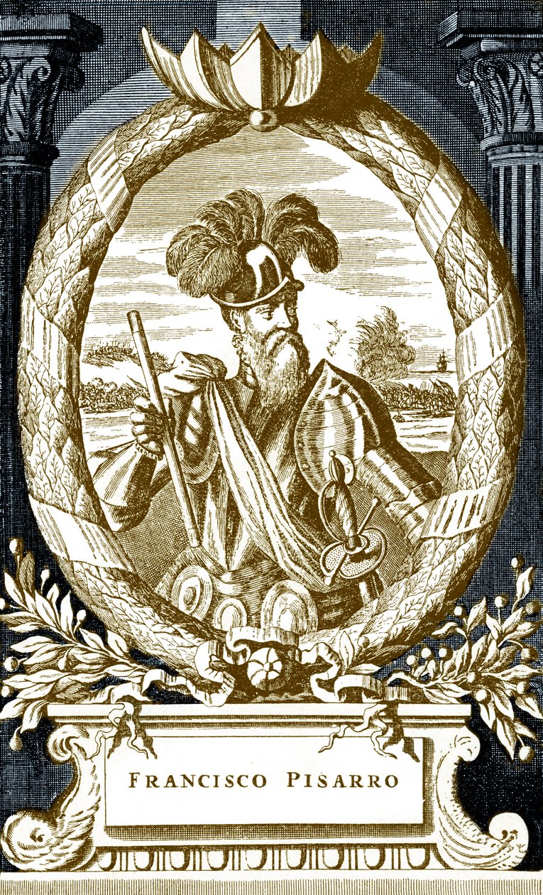 Francisco Pizarro autorstwa Unbekannter Künstler