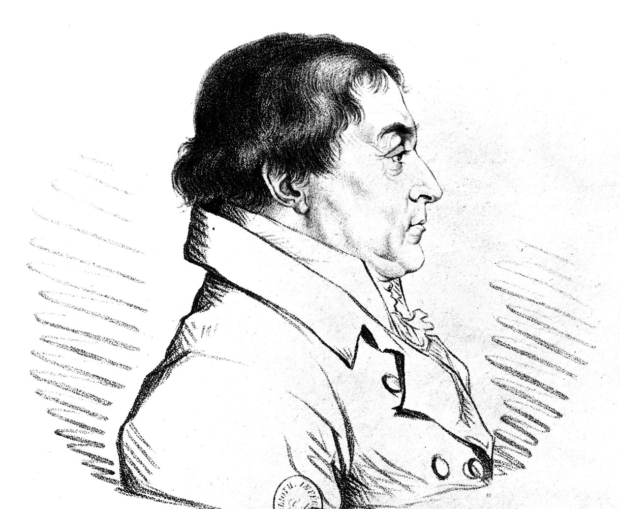 Friedrich Wilhelm hrabia von Bulow i von Dennewitz (1755-1816) (rycina) autorstwa Unbekannter Künstler