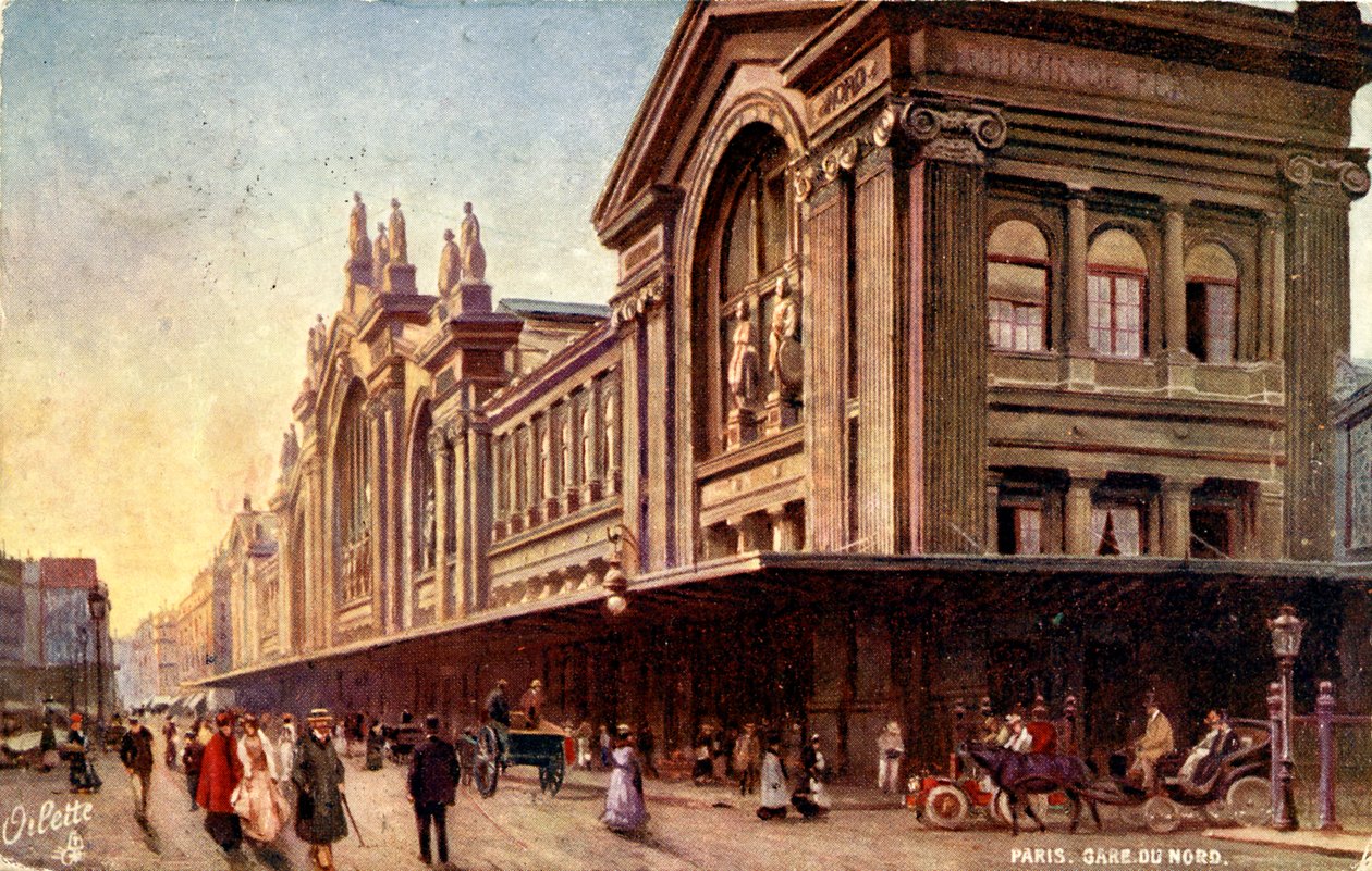 Gare du Nord, Paryż autorstwa Unbekannter Künstler