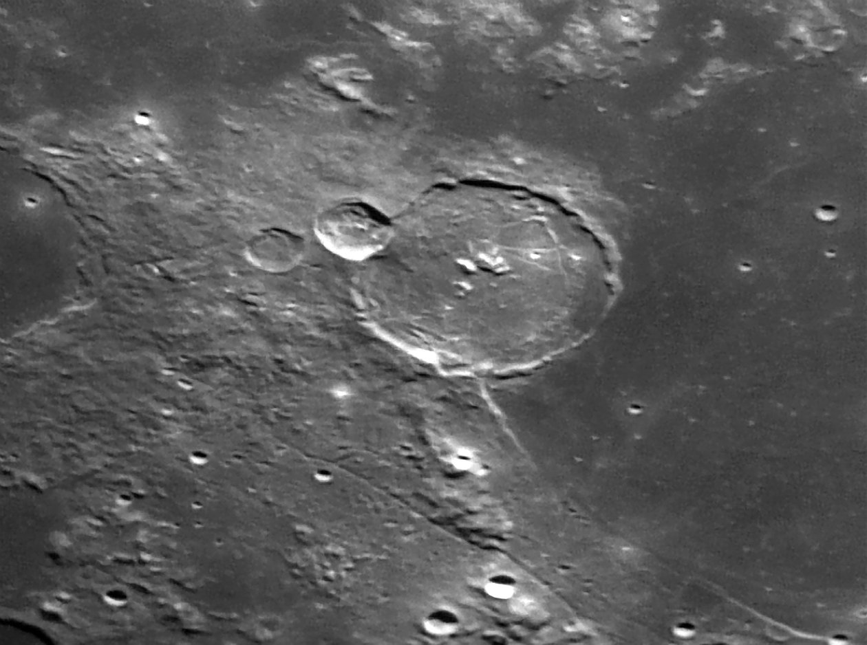 Krater Gassendi, 20 kwietnia 2006 r. autorstwa Unbekannt