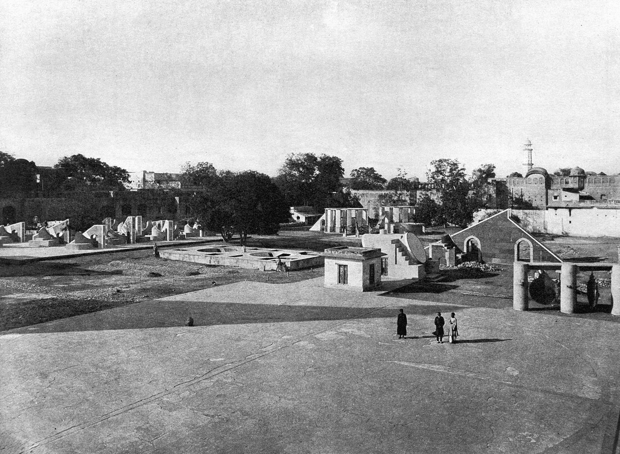 Ogólny widok obserwatorium w Jaipur, Indie autorstwa Unbekannt