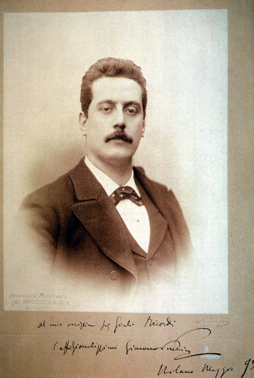 Giacomo Pucciniego (1858-1924) w 1893 roku. autorstwa Unbekannt