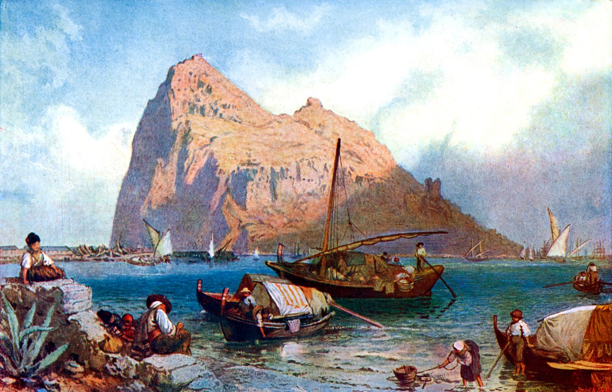 Gibraltar autorstwa Unbekannter Künstler