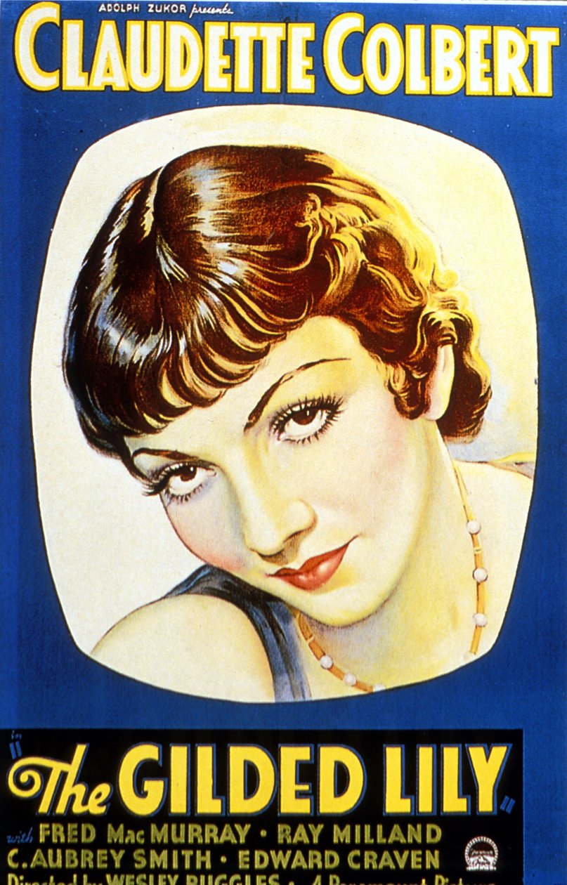 Pozłacane Lily de WesleyRuggles z Claudette Colbert 1935 autorstwa Unbekannt