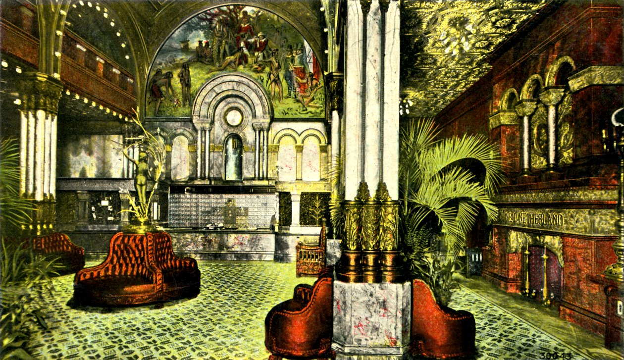 Grand Foyer, Hotel Netherland, Nowy Jork, USA autorstwa Unbekannter Künstler