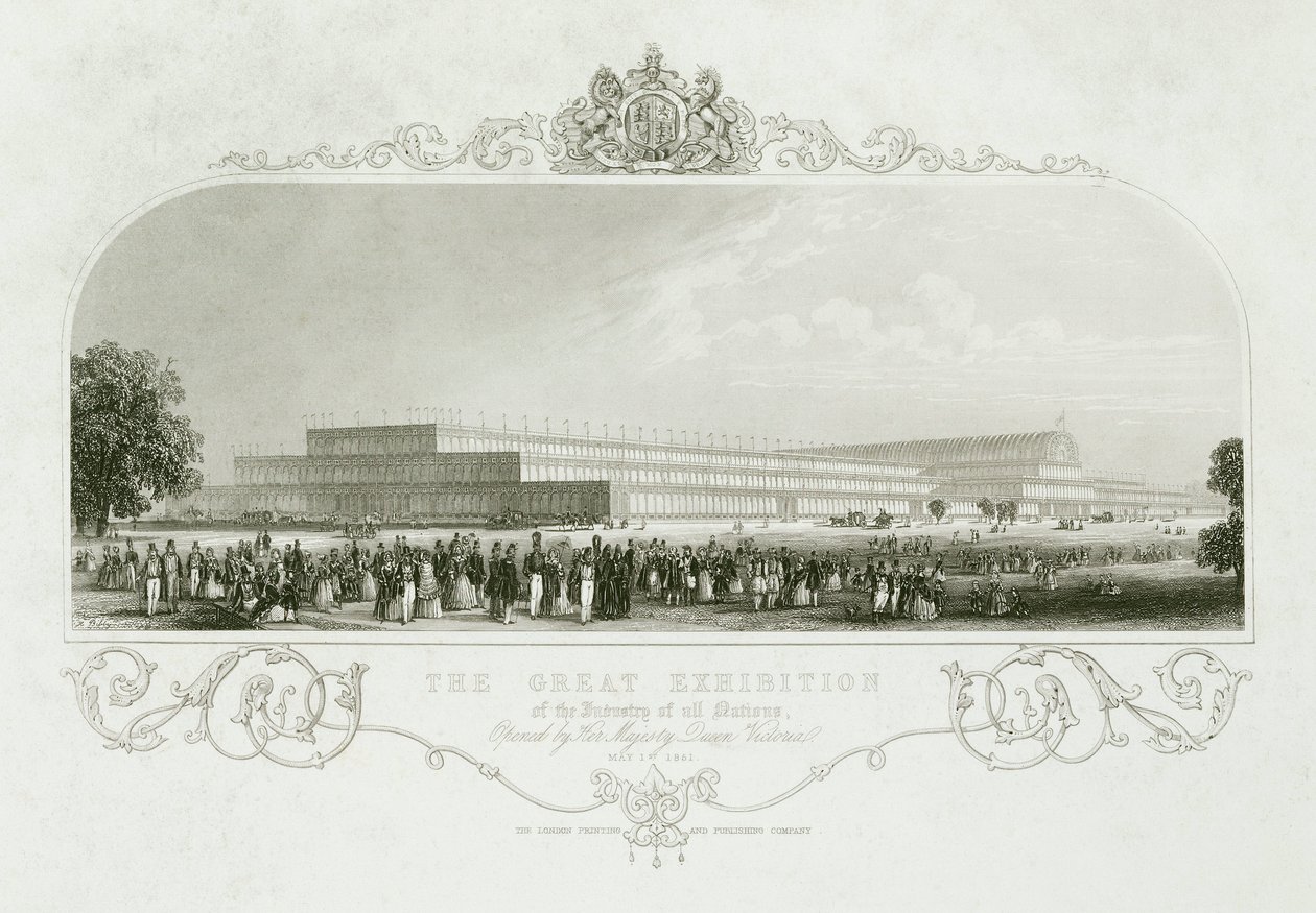 Wielka Wystawa 1851 The Crystal Palace, Londyn autorstwa Unbekannt