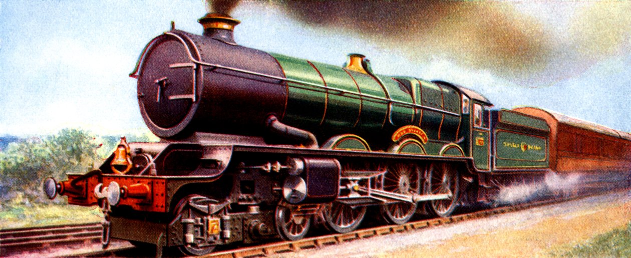 Pociąg Great Western Railway - Król Jerzy V autorstwa Unbekannter Künstler