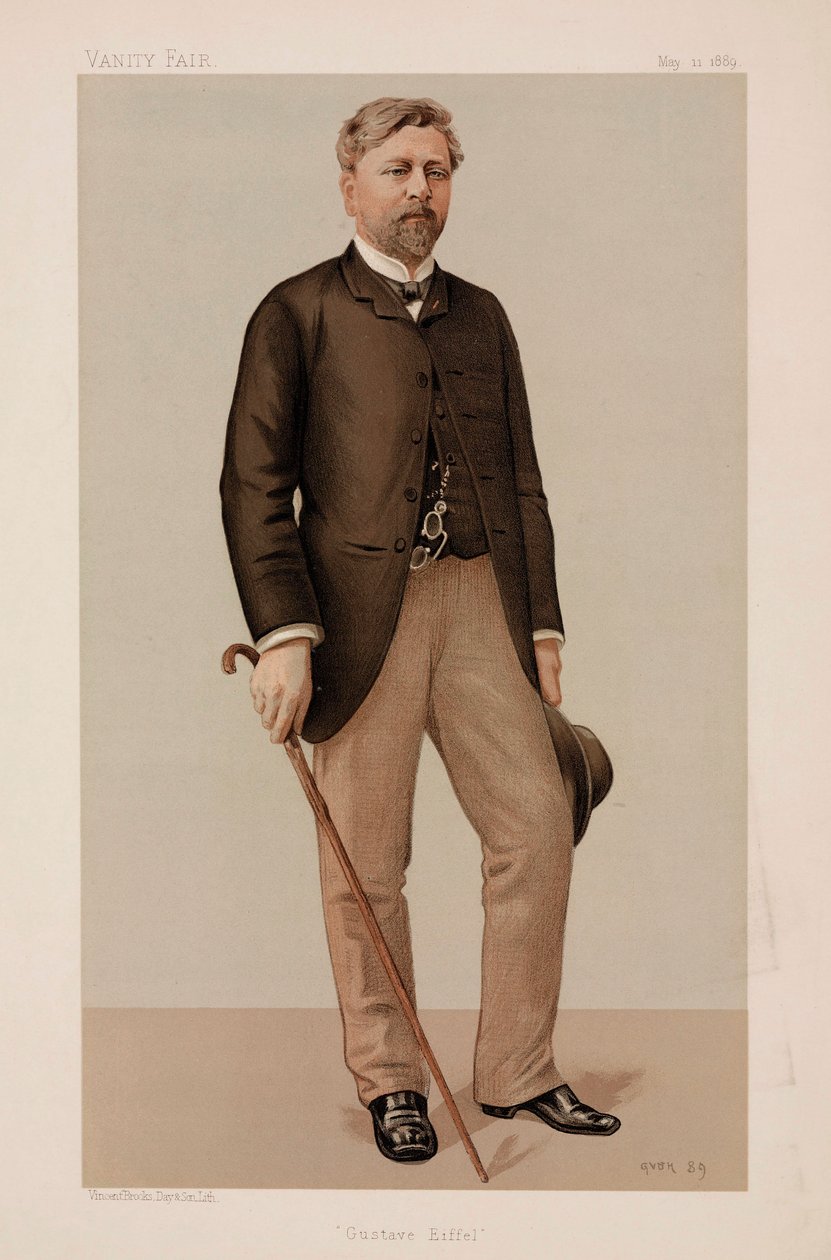 Gustave Eiffel, francuski inżynier budownictwa autorstwa Unbekannt