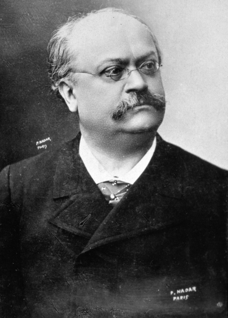 Półdługi portret francuskiego kompozytora operetkowego Alexandre