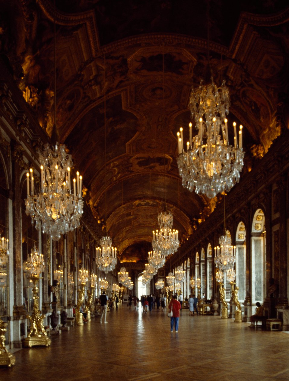Sala Lustrzana, Pałac Wersalski, Francja autorstwa Benjamin Baud