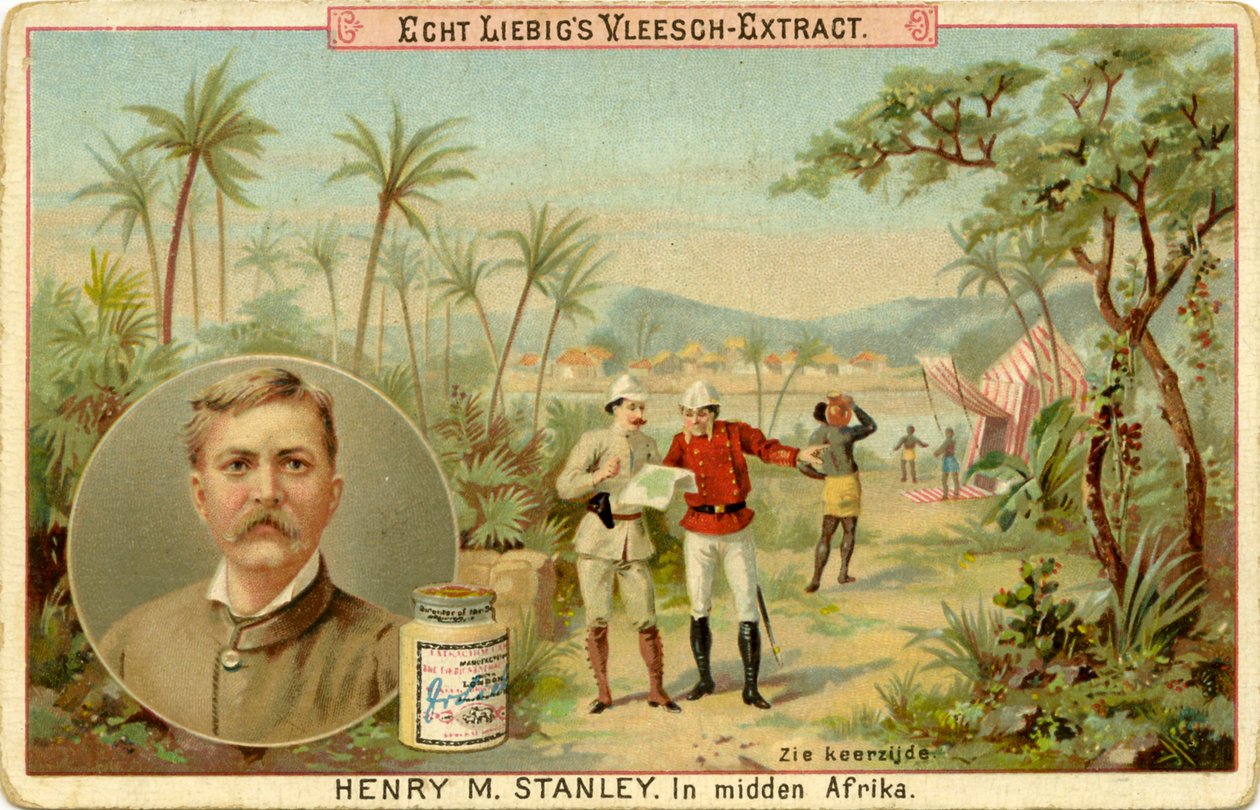 Henry M. Stanley w Afryce Środkowej. autorstwa Unbekannter Künstler