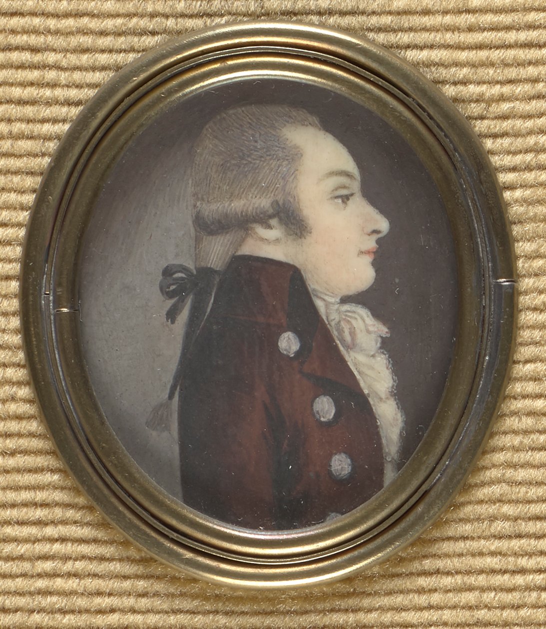 Pan z profilu (Wolfgang Amadeus Mozart?) autorstwa Unbekannter Künstler