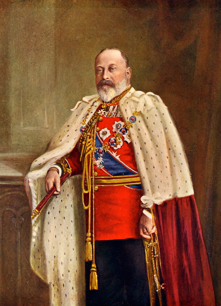 Jego Wysokość Król Anglii Edward VII autorstwa Unbekannter Künstler
