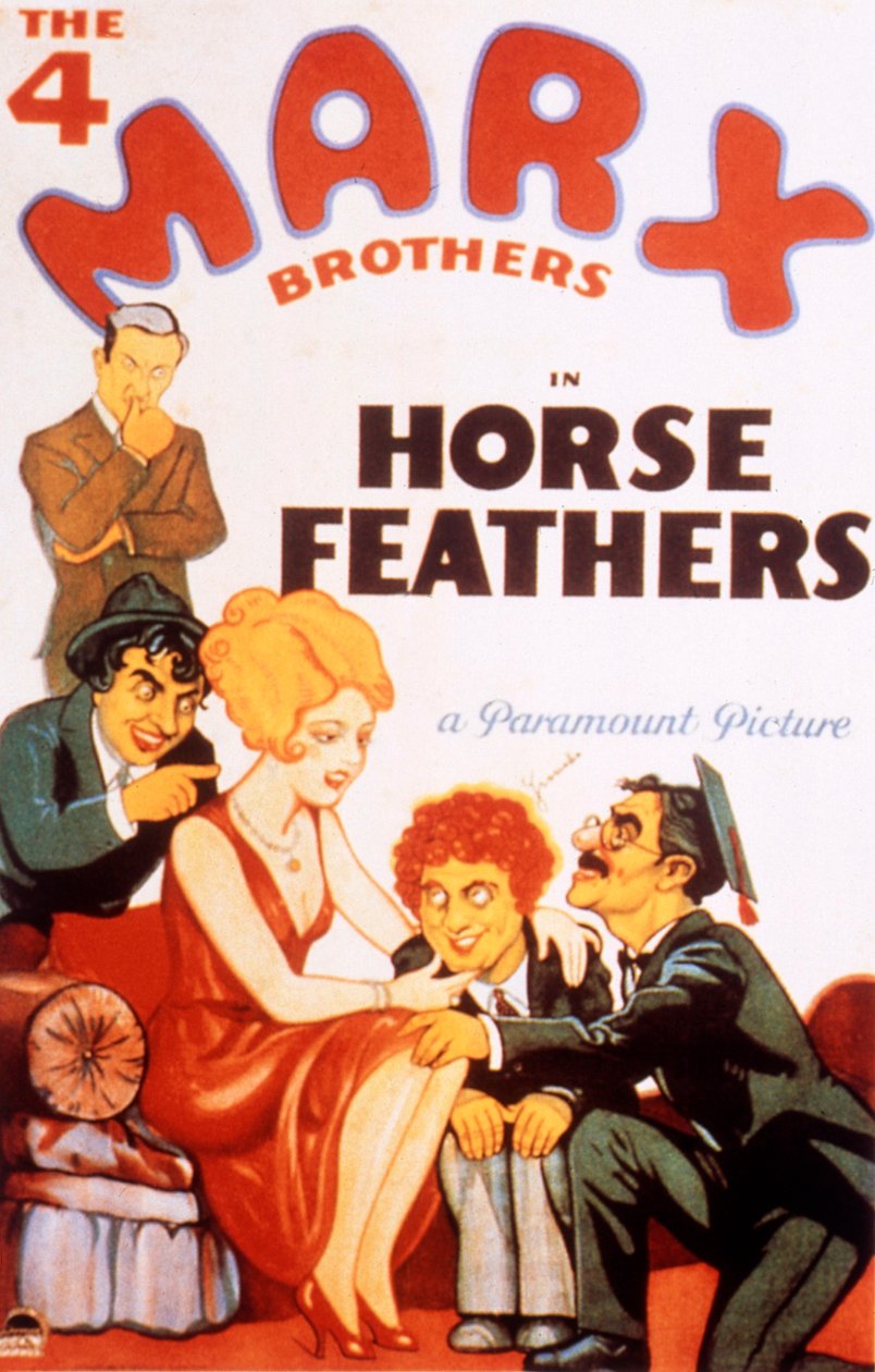 Plakat filmowy Końskie pióra z braćmi Marx autorstwa NormanzMcLeod 1932 autorstwa Unbekannt