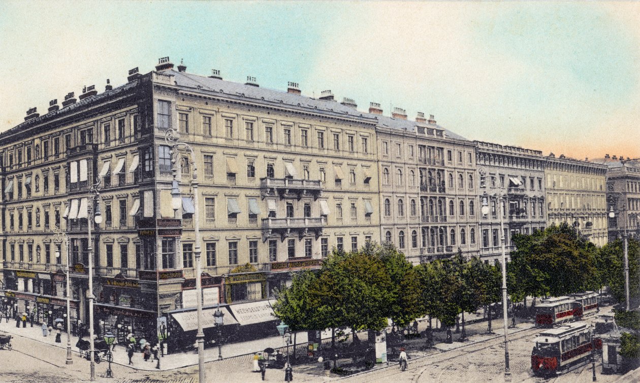 Hotel Bristol Kärntnerring w Wiedniu, koniec XIX/początek XX wieku (pocztówka) autorstwa Unbekannter Künstler