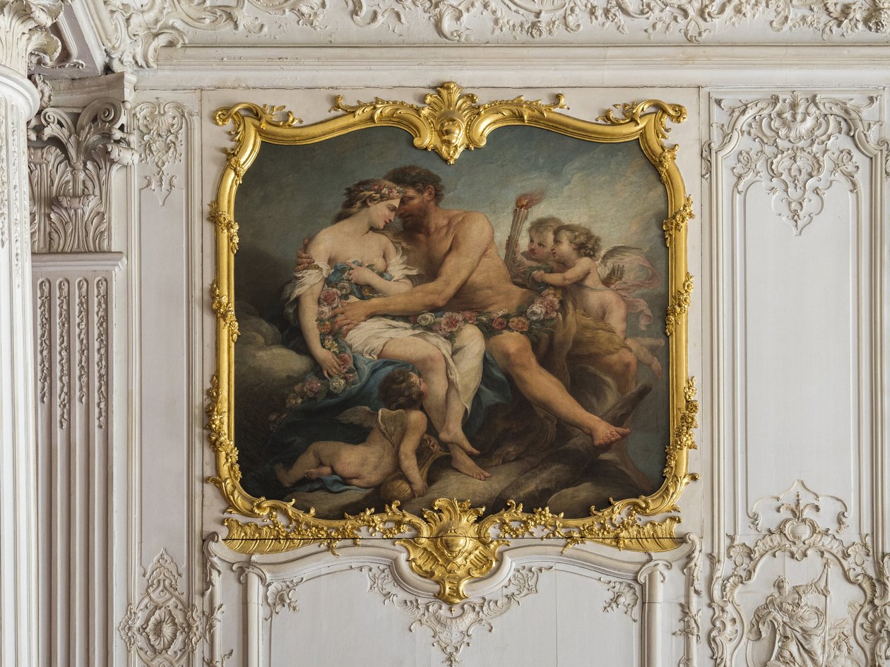 Hymen Herkulesa i Hebe. Obraz Charlesa Tremolieresa (1703-1739). Pokój księcia. Hotel de Soubise, Paryż autorstwa Unbekannt