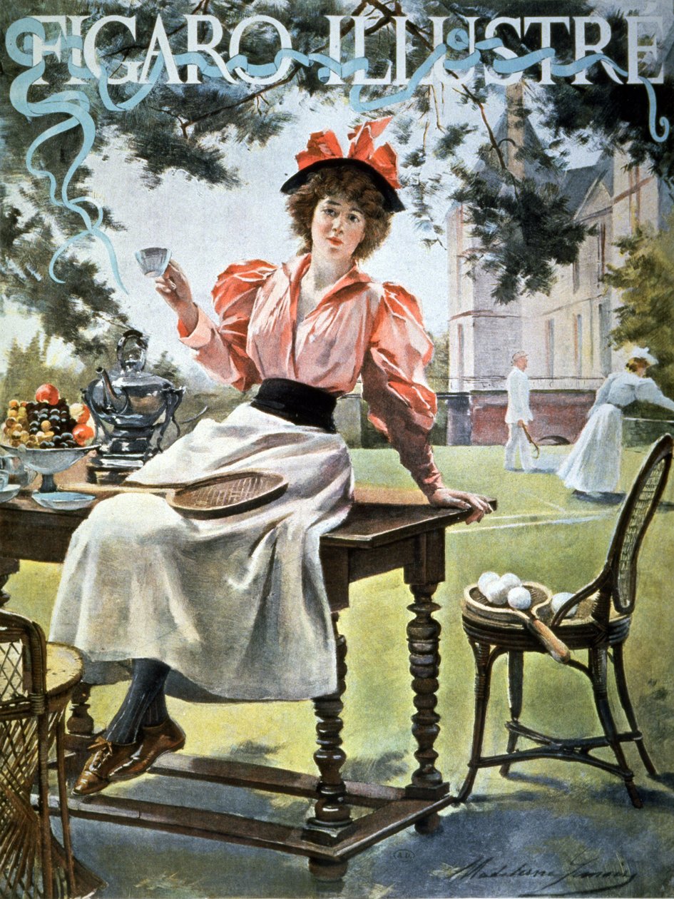 Ilustracja autorstwa Madeleine Lemaire w: Le Figaro Illustre, Francja autorstwa Unbekannter Künstler
