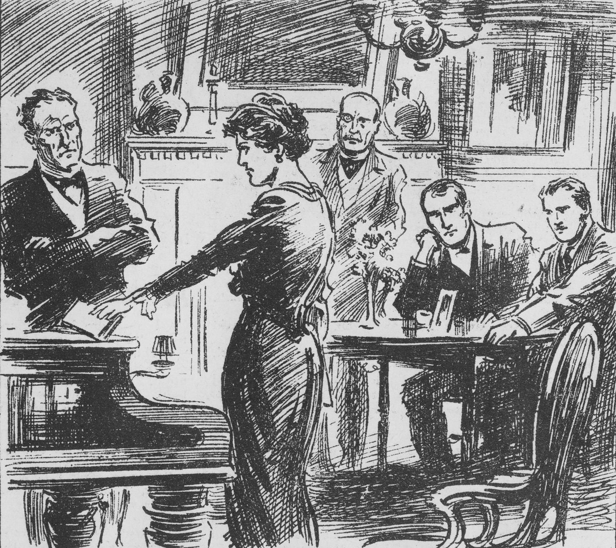 Ilustracja przedstawiająca Sextona Blake