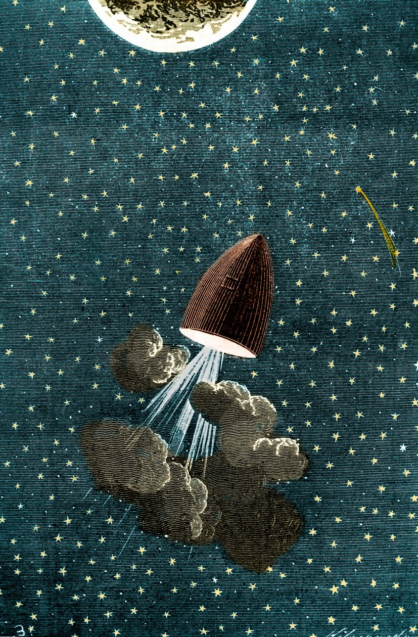 Ilustracja do książki Juliusza Verne