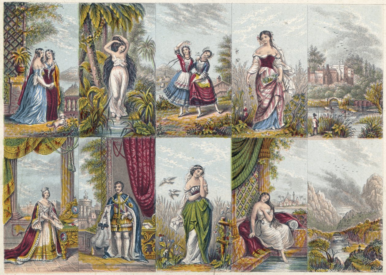 Ilustracje z 1851 r autorstwa Unbekannter Künstler