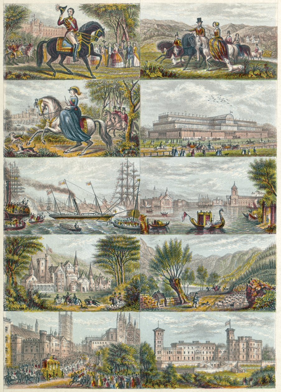 Ilustracje z 1851 r autorstwa Unbekannter Künstler